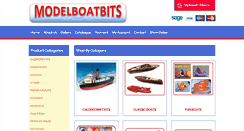 Desktop Screenshot of modelboatbits.com