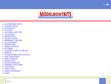 Tablet Screenshot of modelboatbits.com